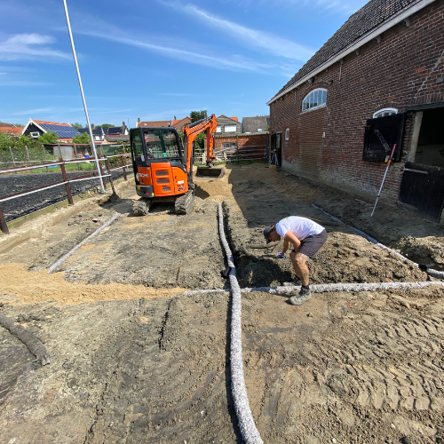 BVZ Bestratingsmaterialen - Diensten - Drainages en rioleringen_