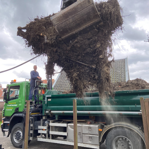 BVZ Bestratingsmaterialen - Diensten - Rooien van bomenstruiken_